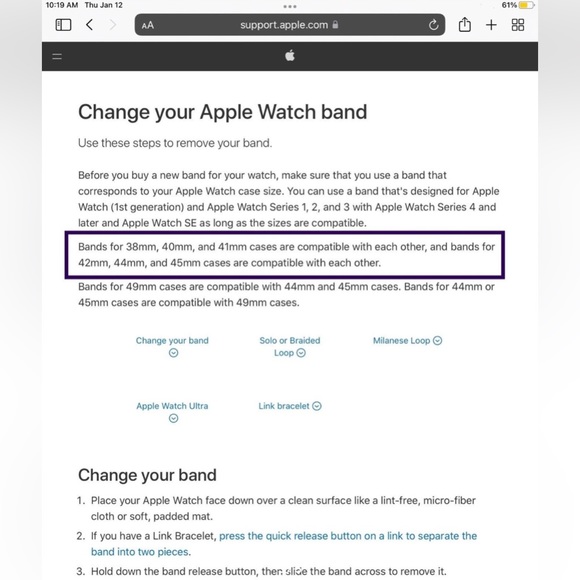 🍒🍒 5 Bands For Apple Watch - Picture 8 of 8